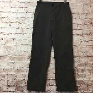 Patagonia Dark Green Hiking Pants 100% Nylon